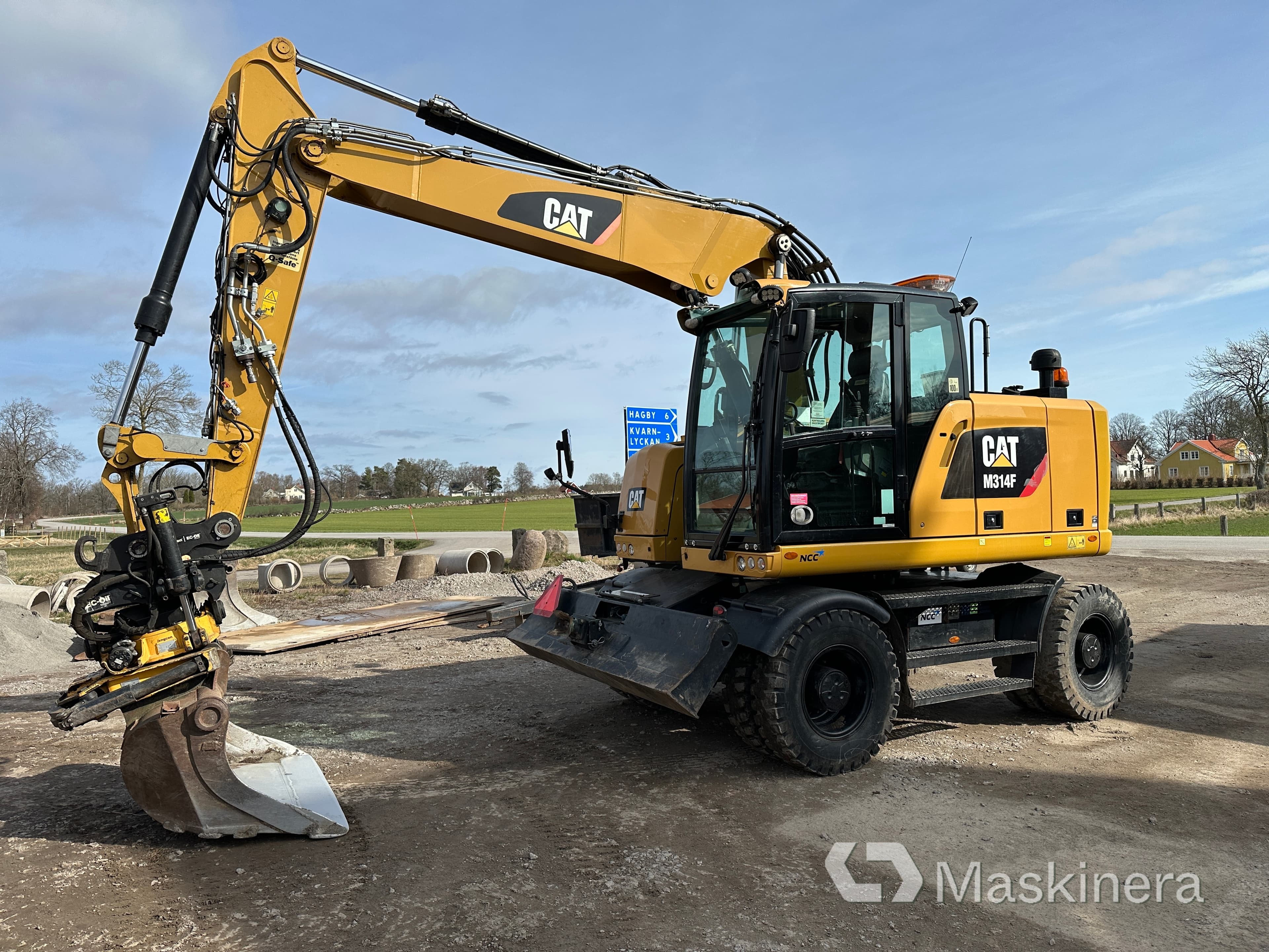 Hjulgrävare Cat M314F