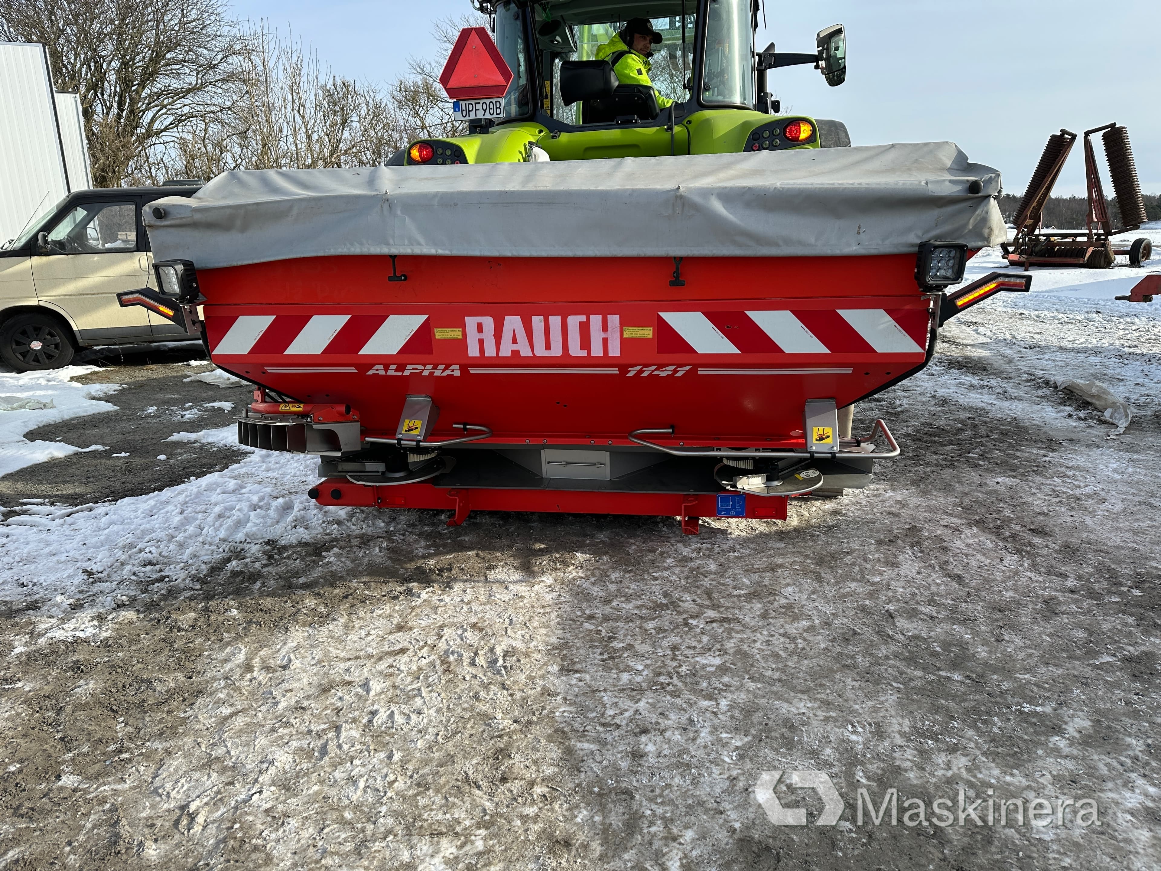 Konstgödselspridare Rauch Alpha 1141