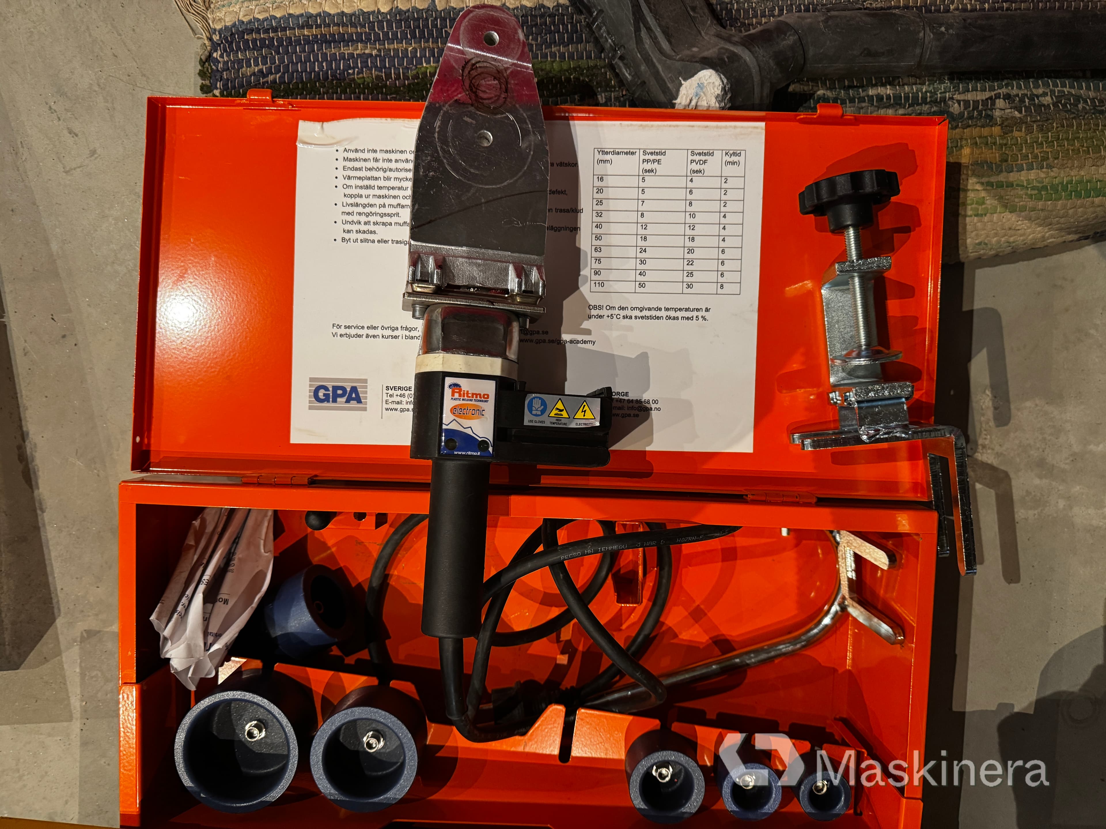 Muffsvets GPA R63-TFE
