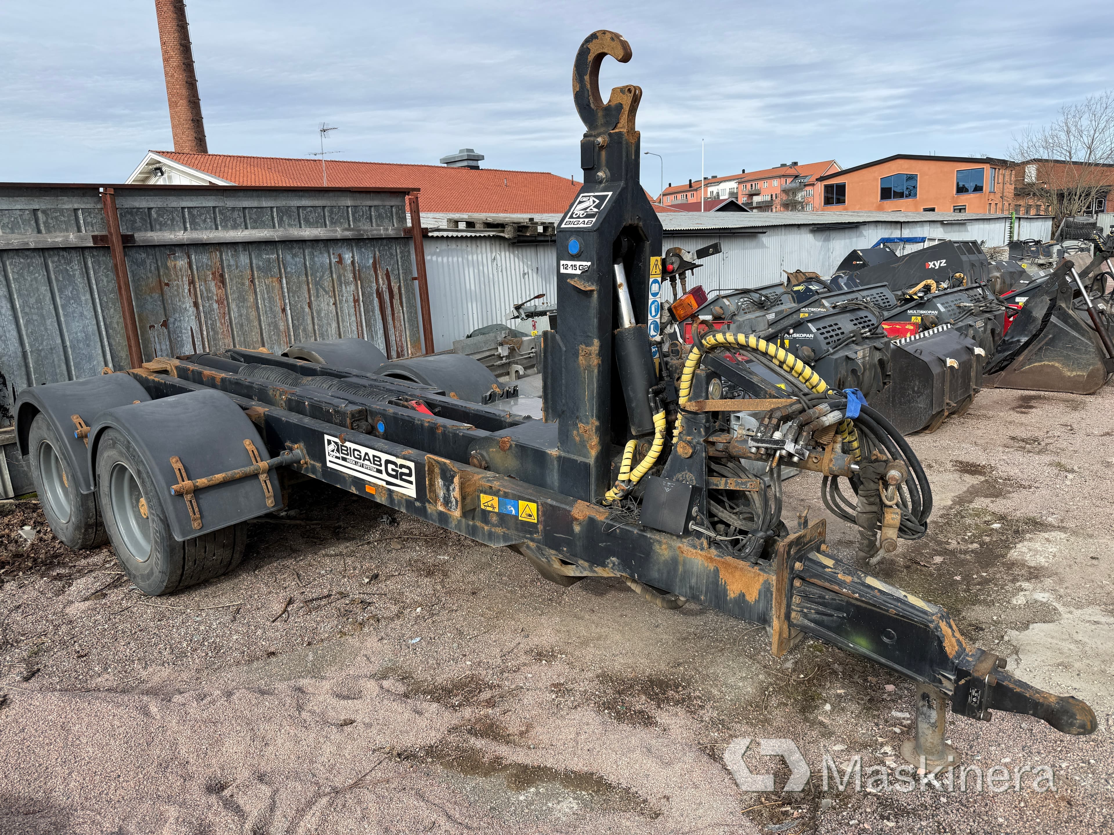 Flakväxlarvagn Bigab 12-15 G2