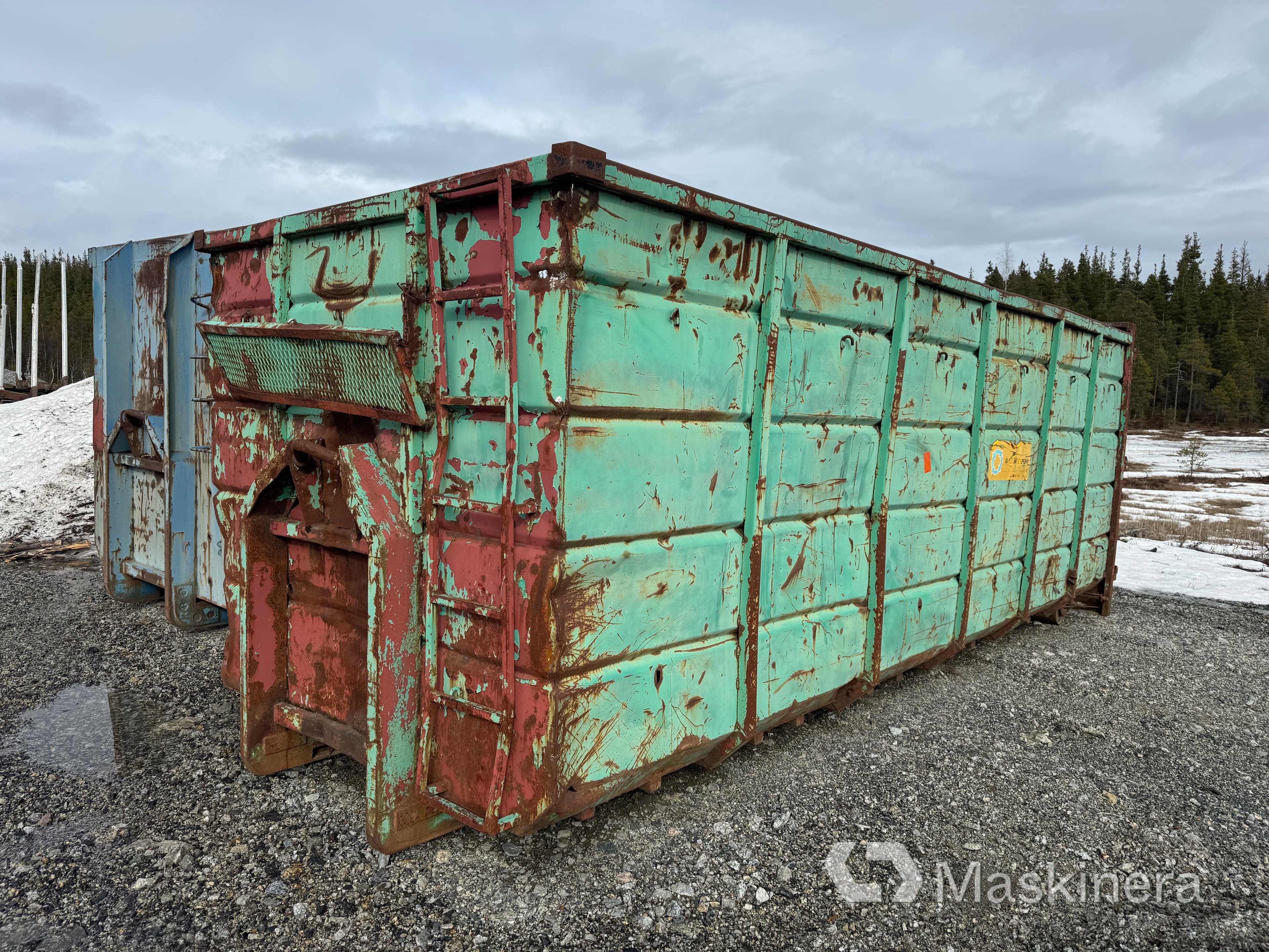 Container till lastväxlare