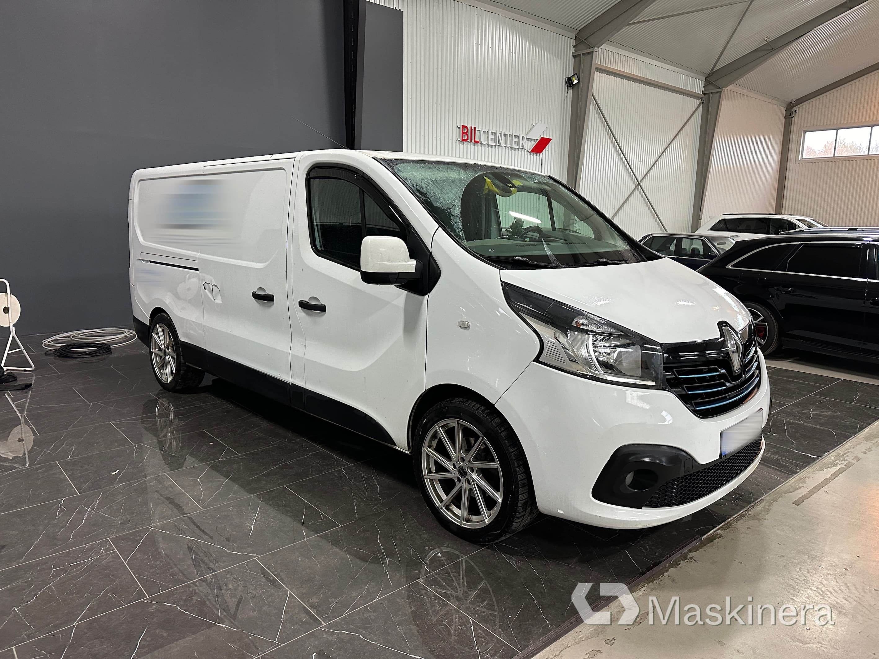 Spolbil Renault Trafic med högtrycksaggregat