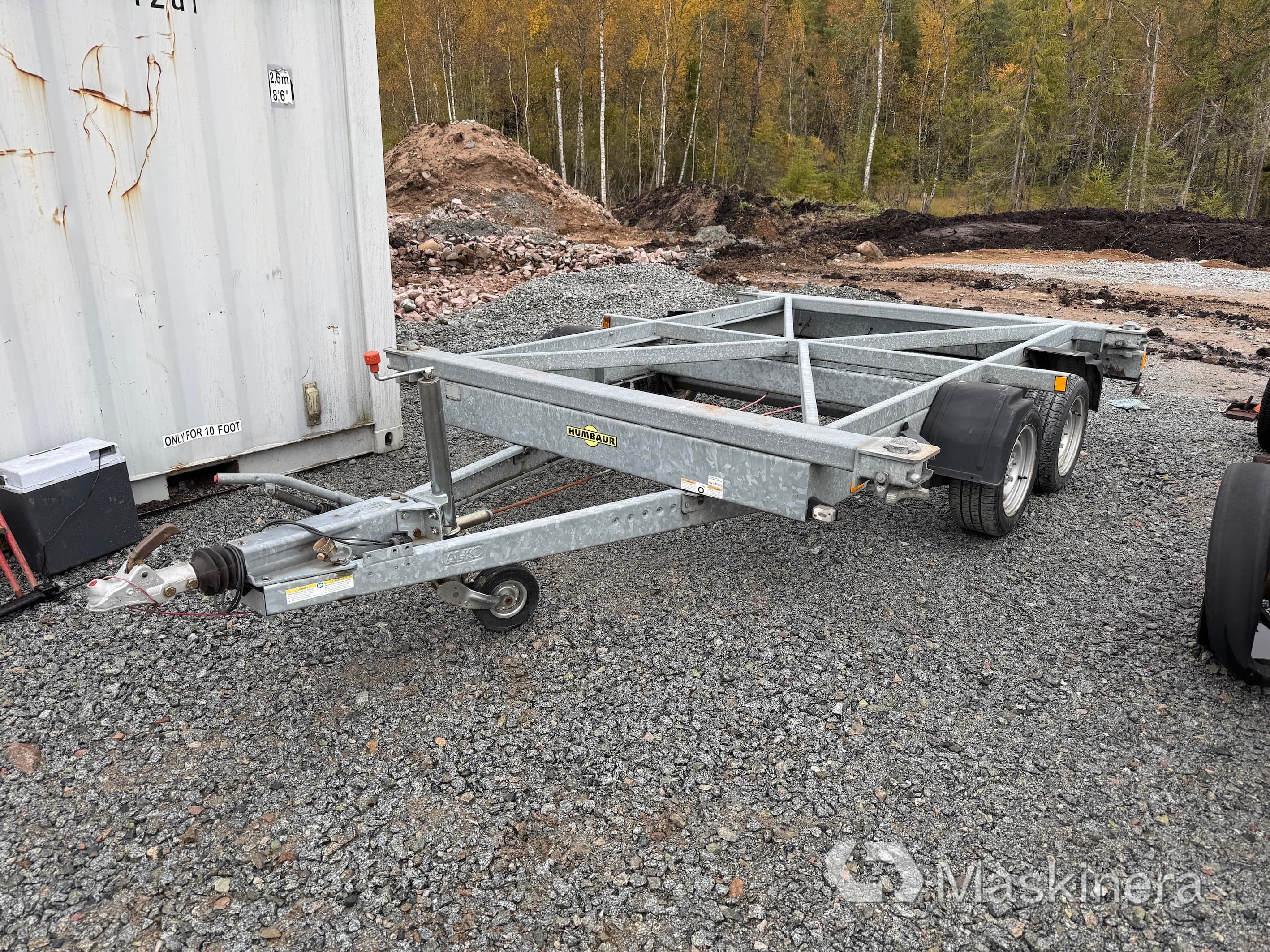 Containersläp Humbaur CON 3,5 ton