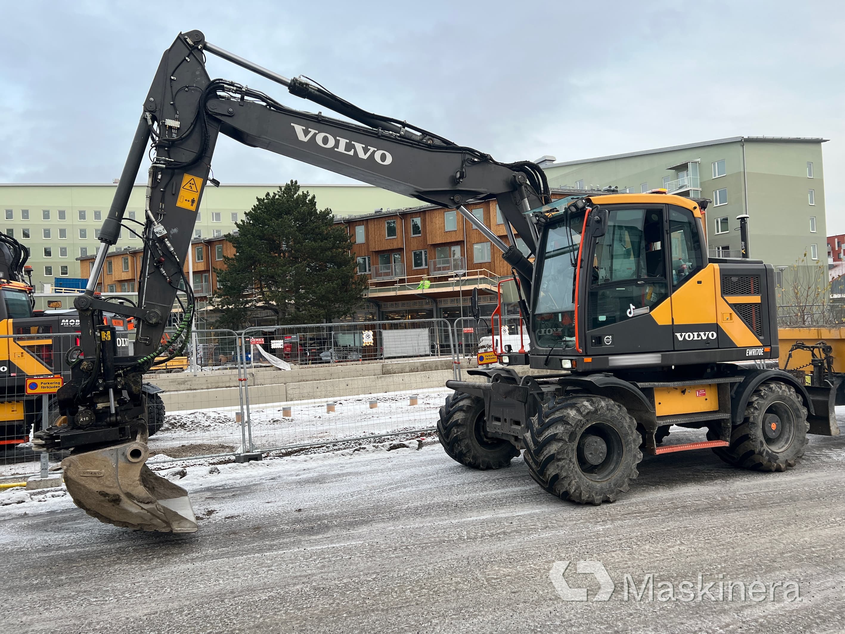 Hjulgrävare Volvo EWR170E