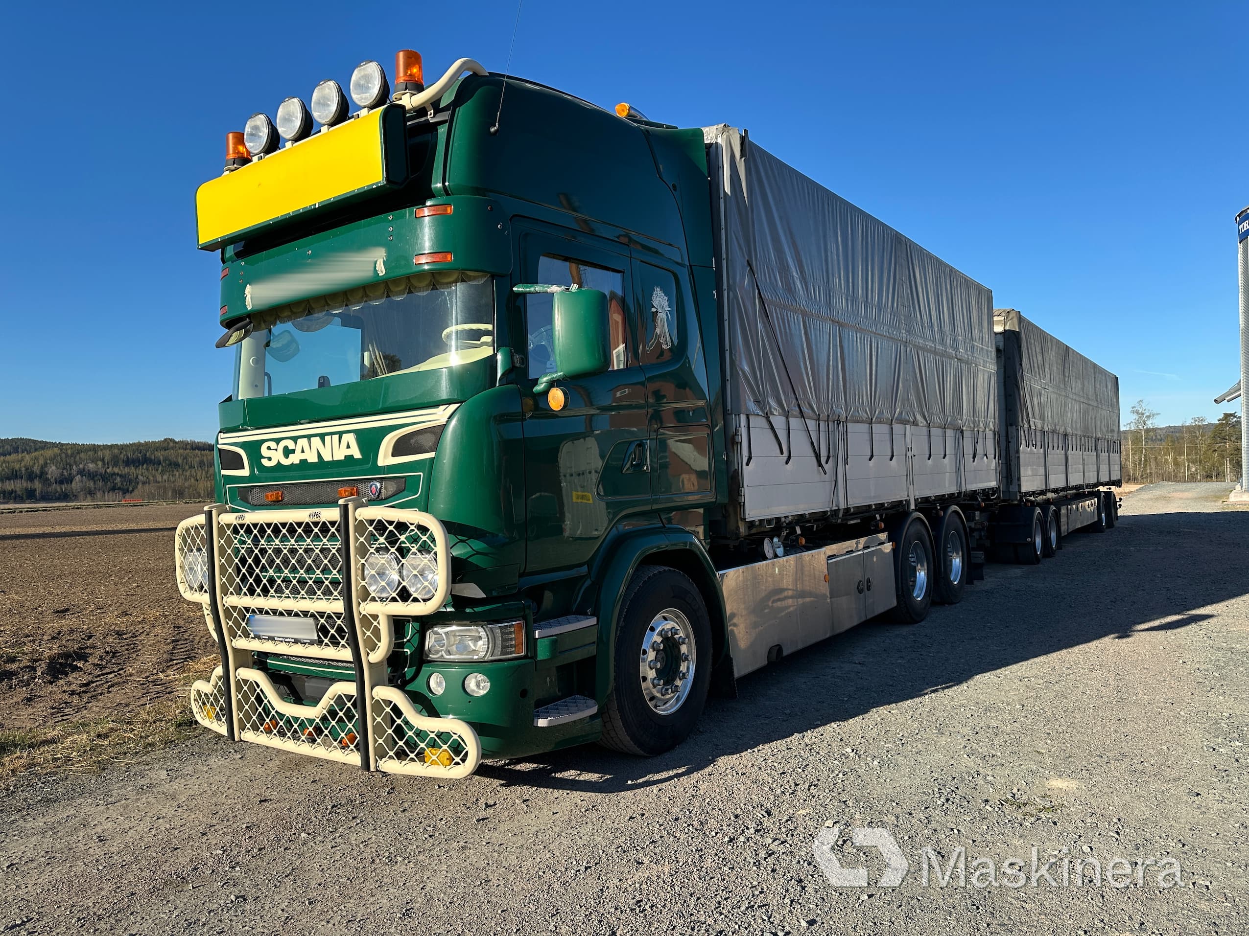 Spanmålsbil Scania R580 med Ory byggnation