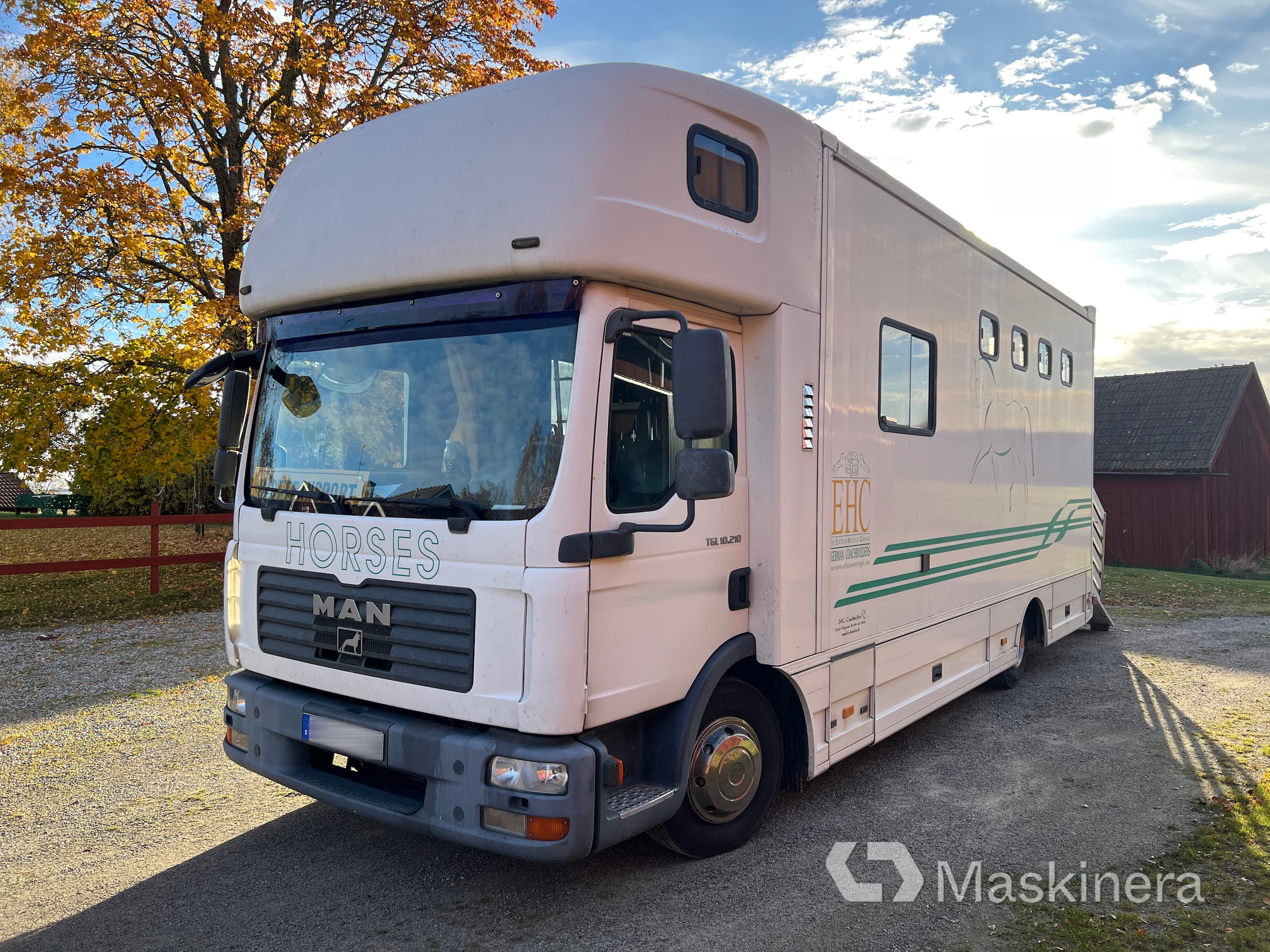 Hästlastbil MAN TGL 10.210 4X2 BL