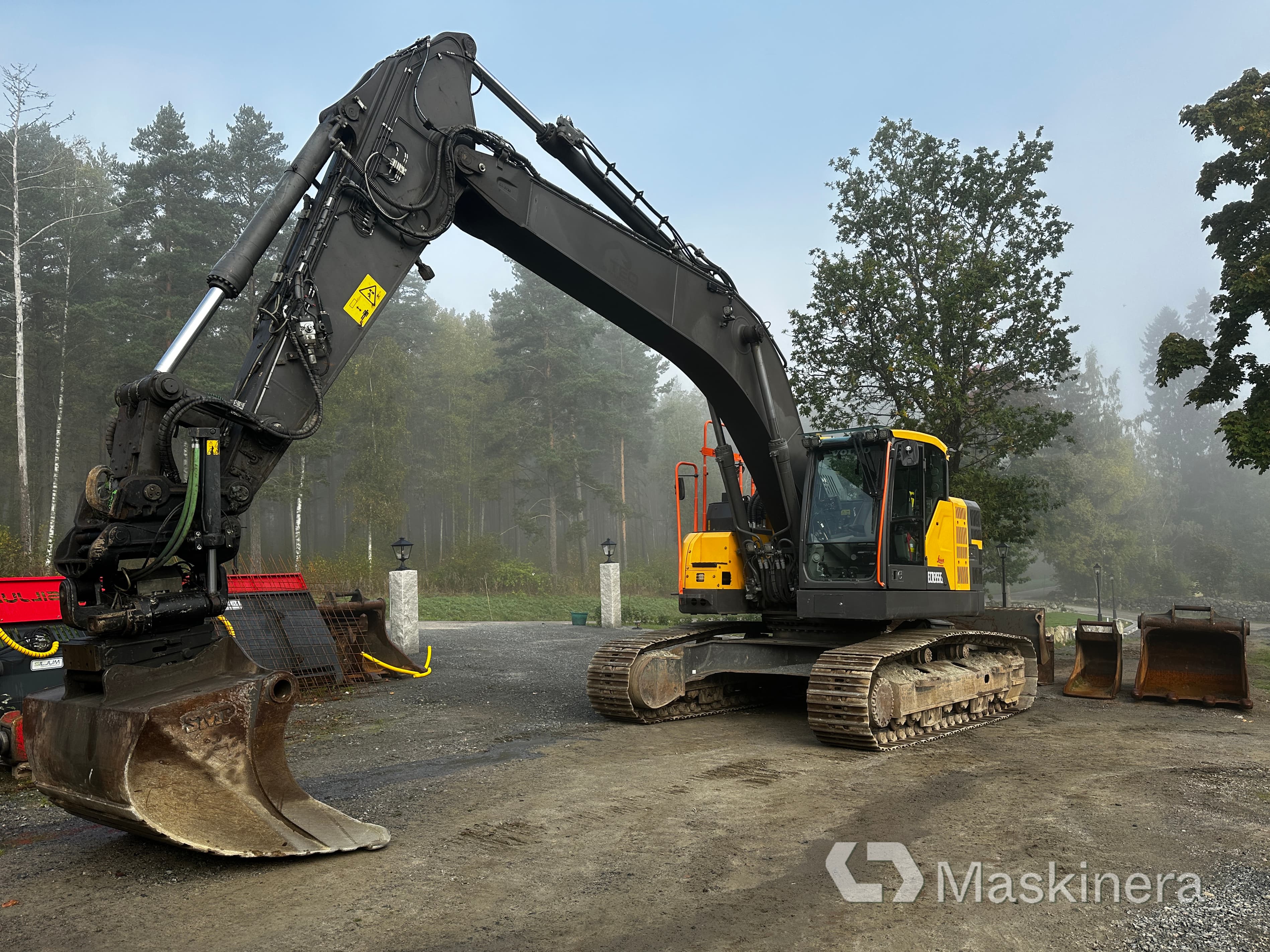 Grävmaskin Volvo ECR355EL GPS & tillbehör