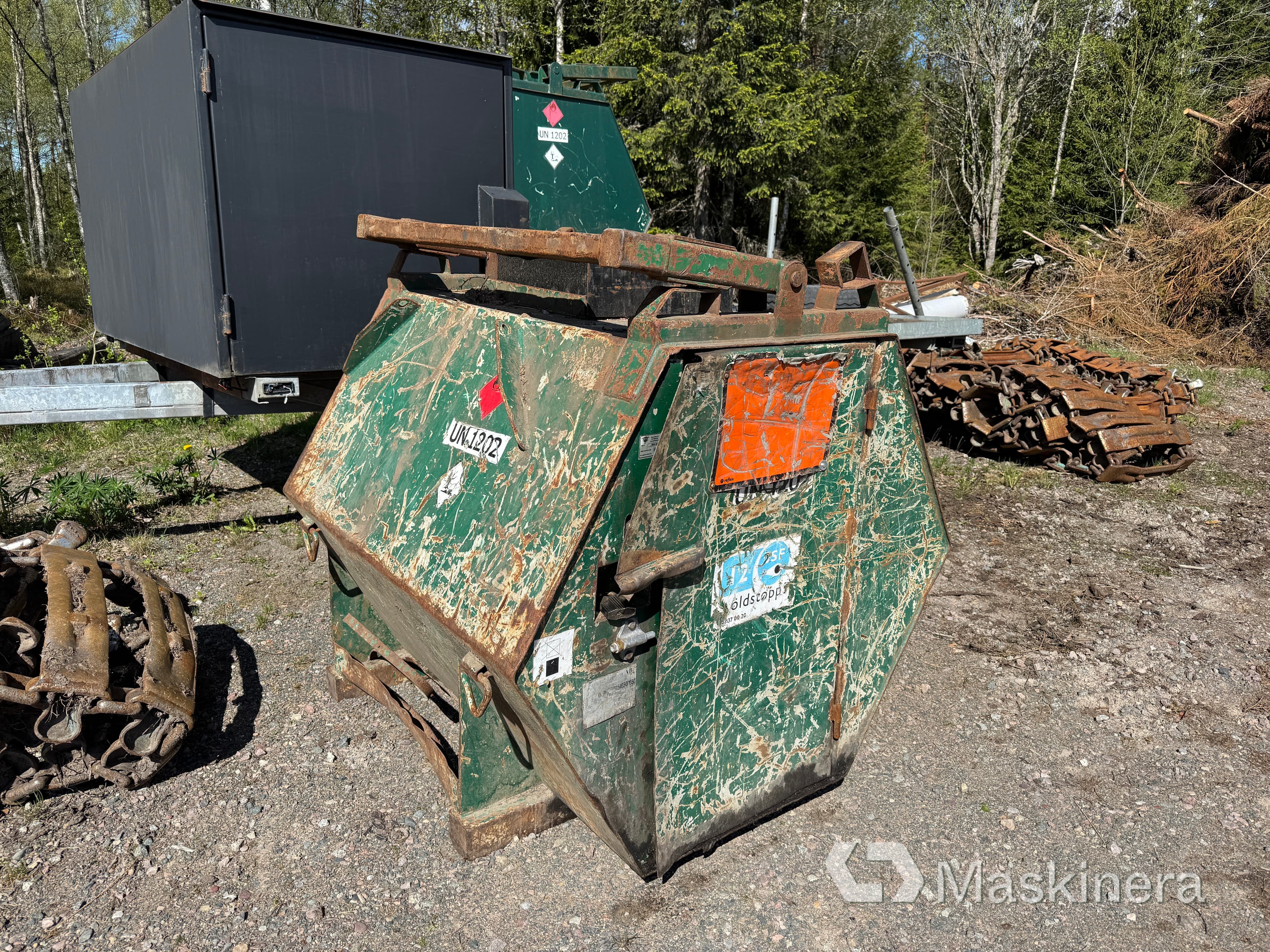 Dieseltank med lyftbygel 1000 liter
