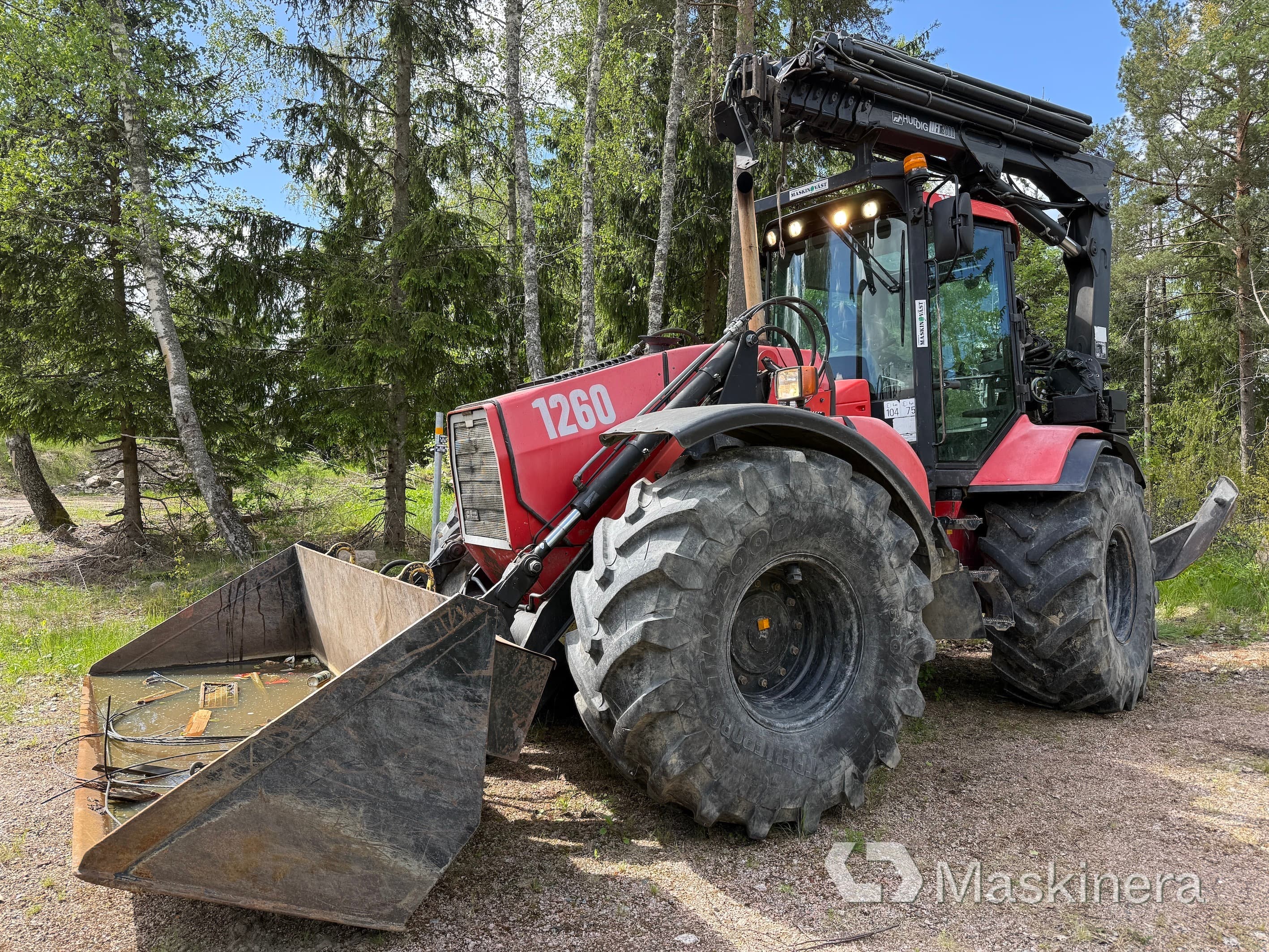 Grävlastare Huddig 1260