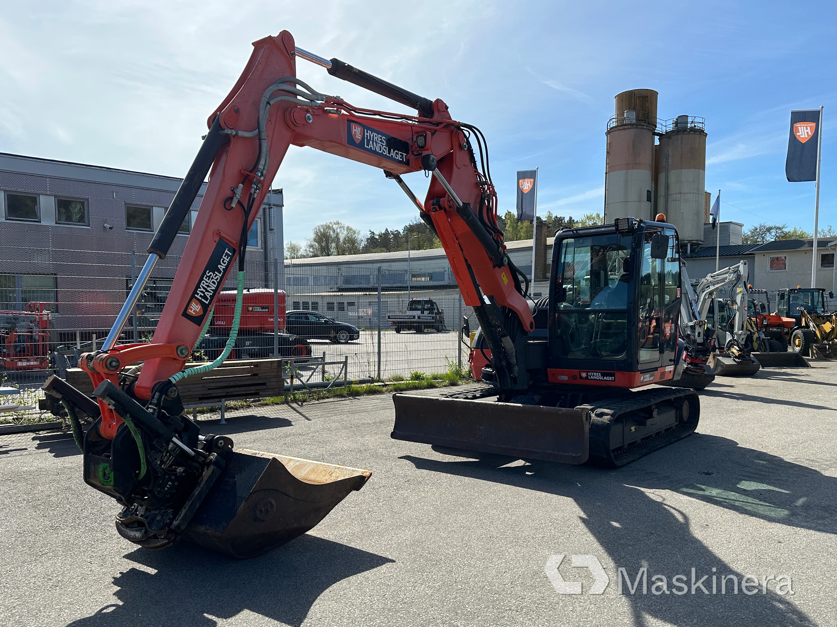 Grävmaskin Kubota KX080-4