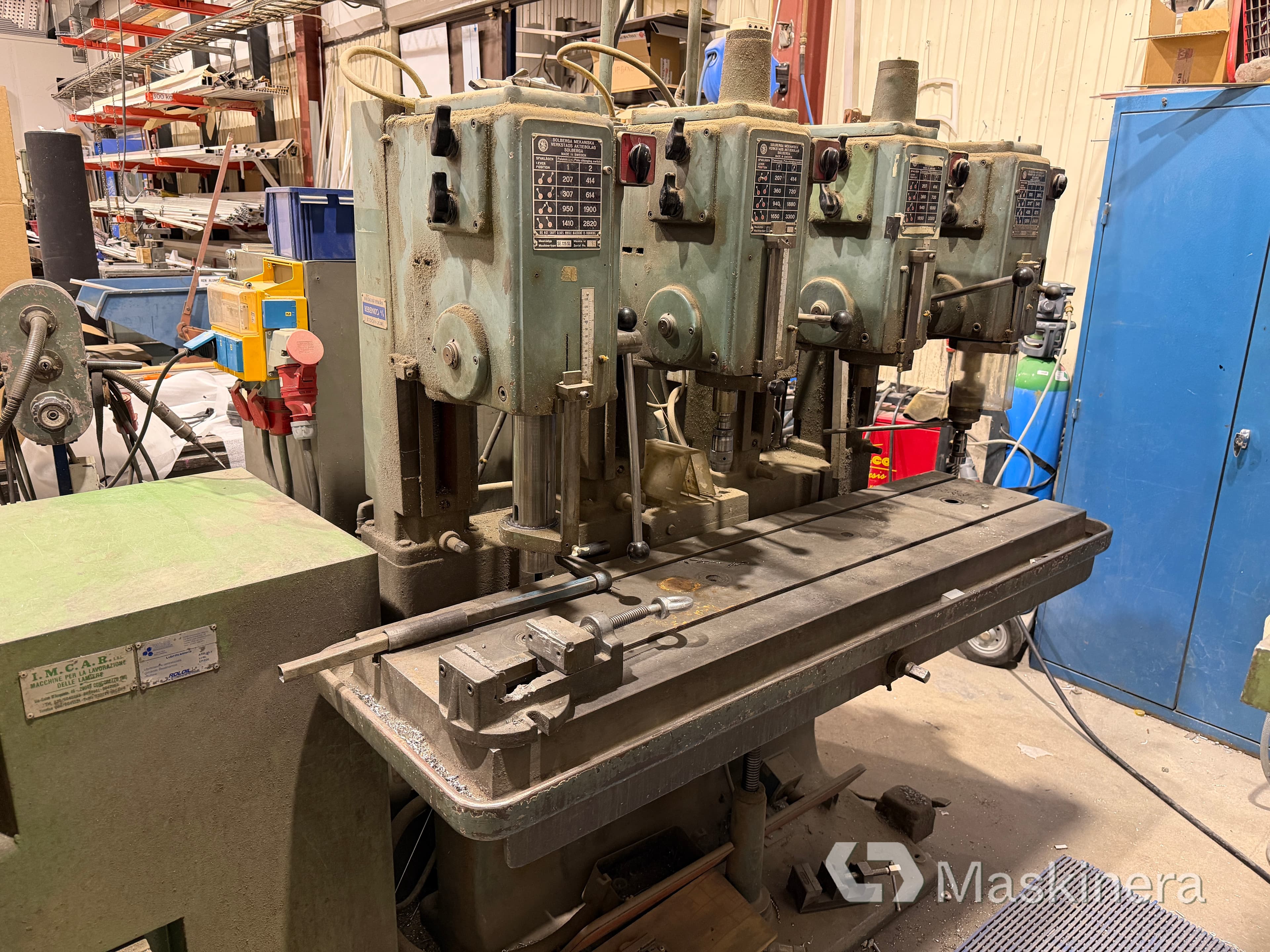 Borrmaskin 4-Spindlig Solberga