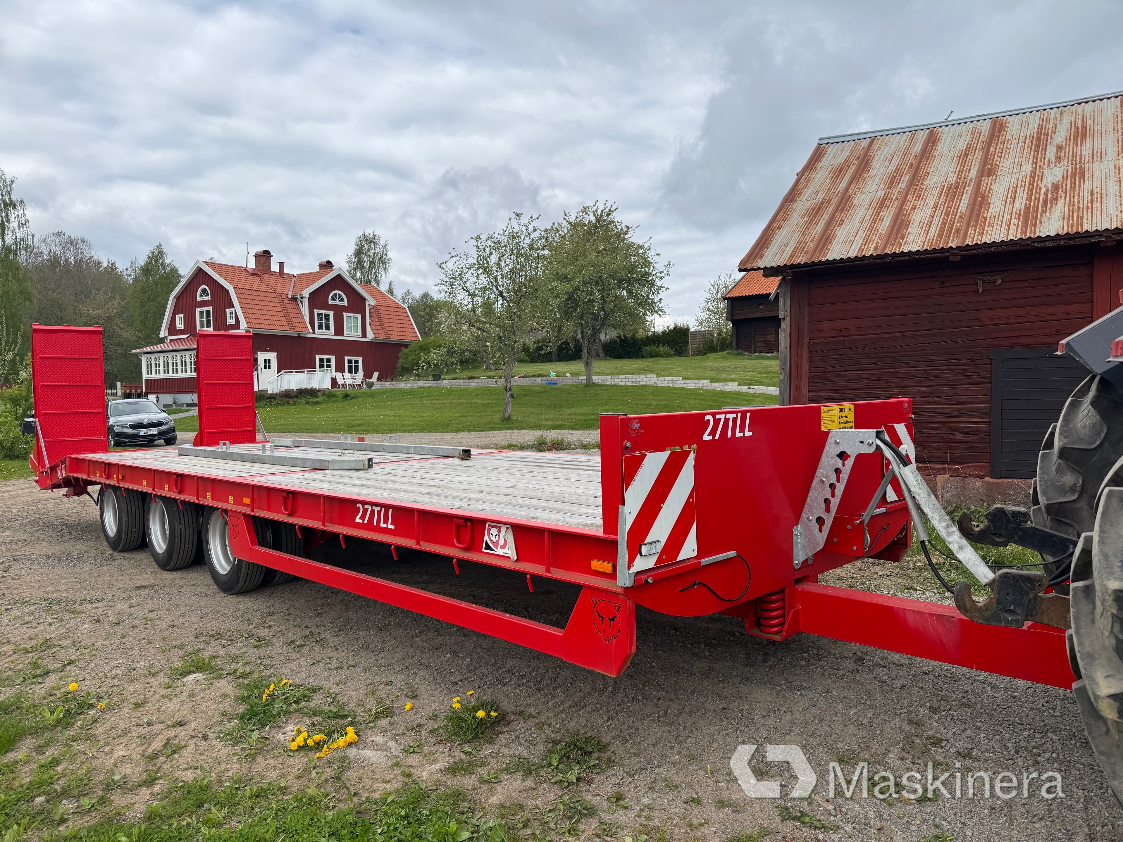 Maskintrailer JPM 27 TLL
