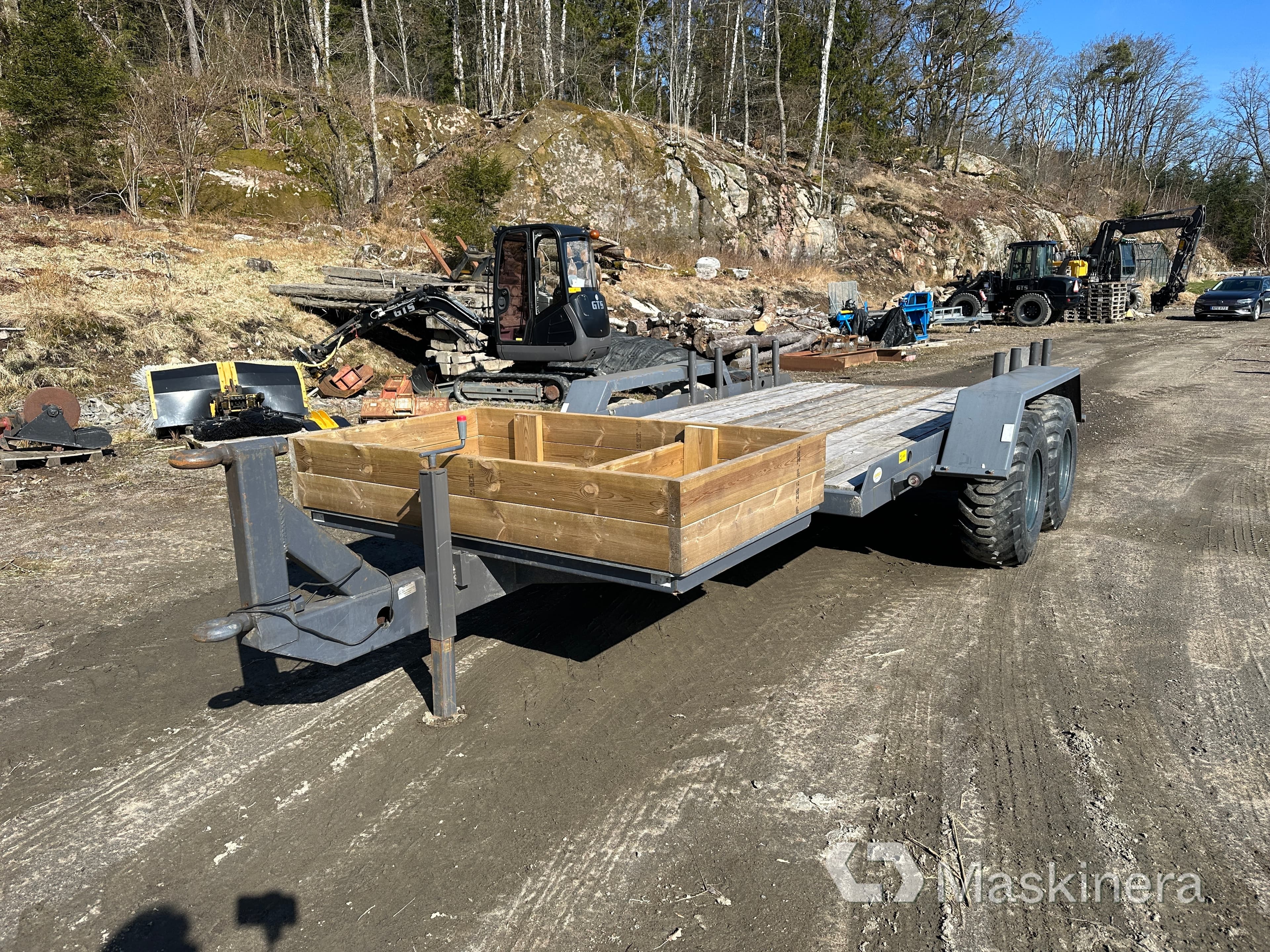 Maskinsläp Boggi Swepol GT7000