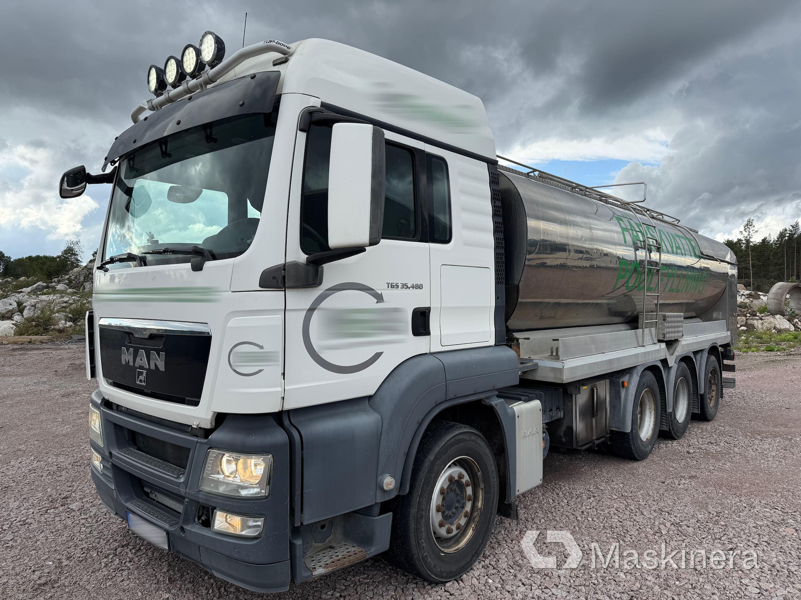 Vatten/Tankbil Man TGS 35.480 8X4-4 BL