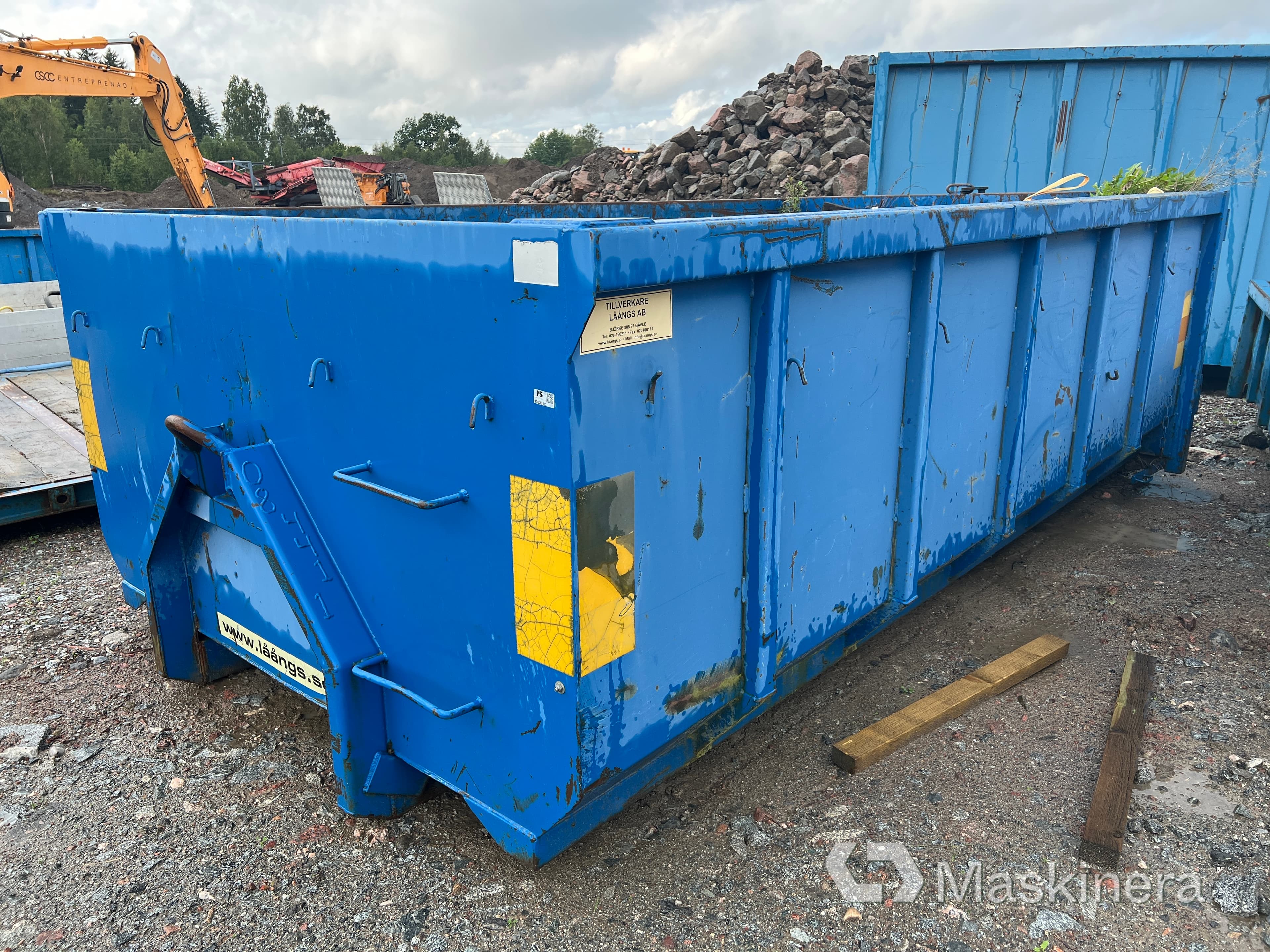 Containerflak för lastväxlare