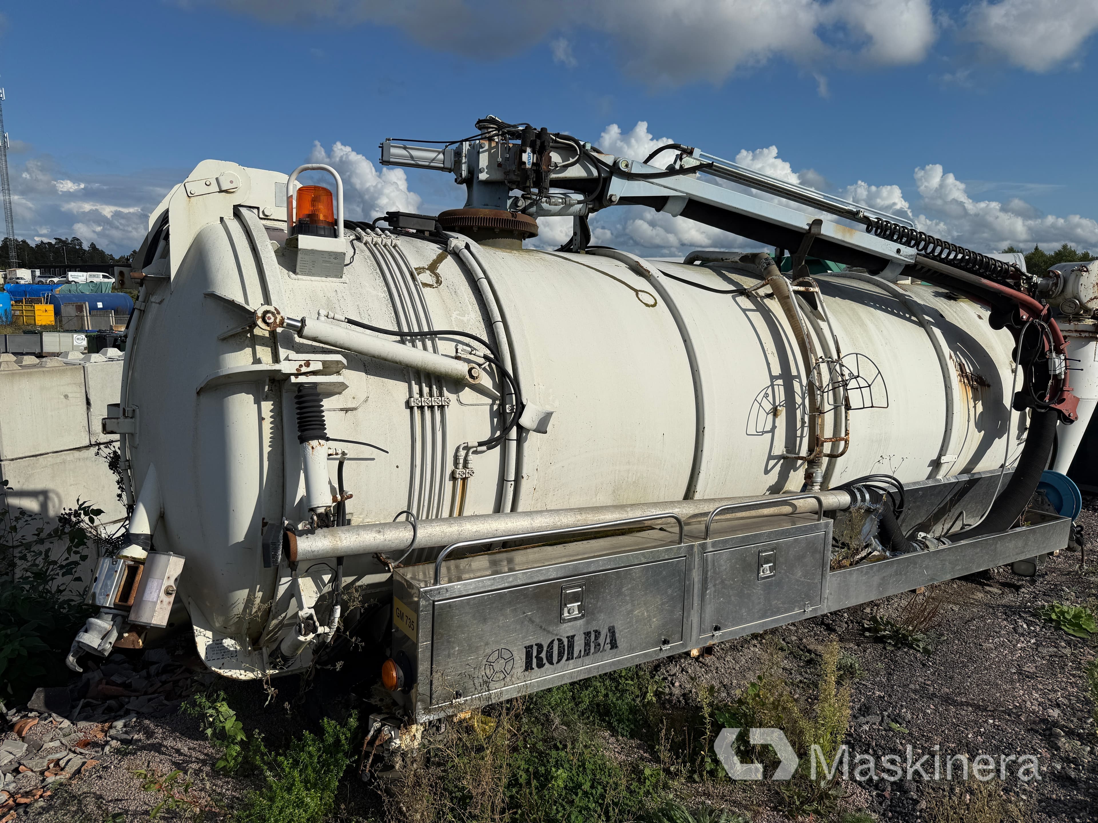 Rolba Slamflak med kran