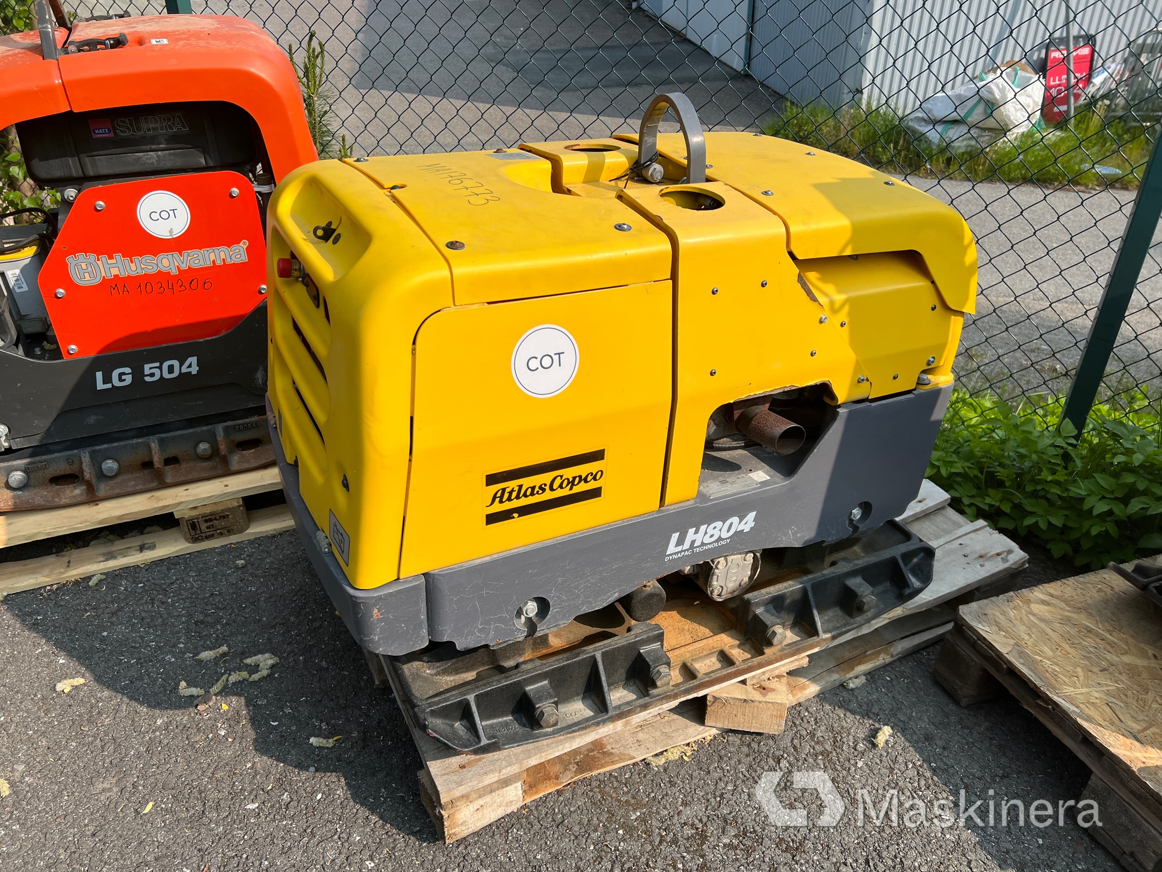Markvibrator fjärrstyrd Atlas Copco LH804