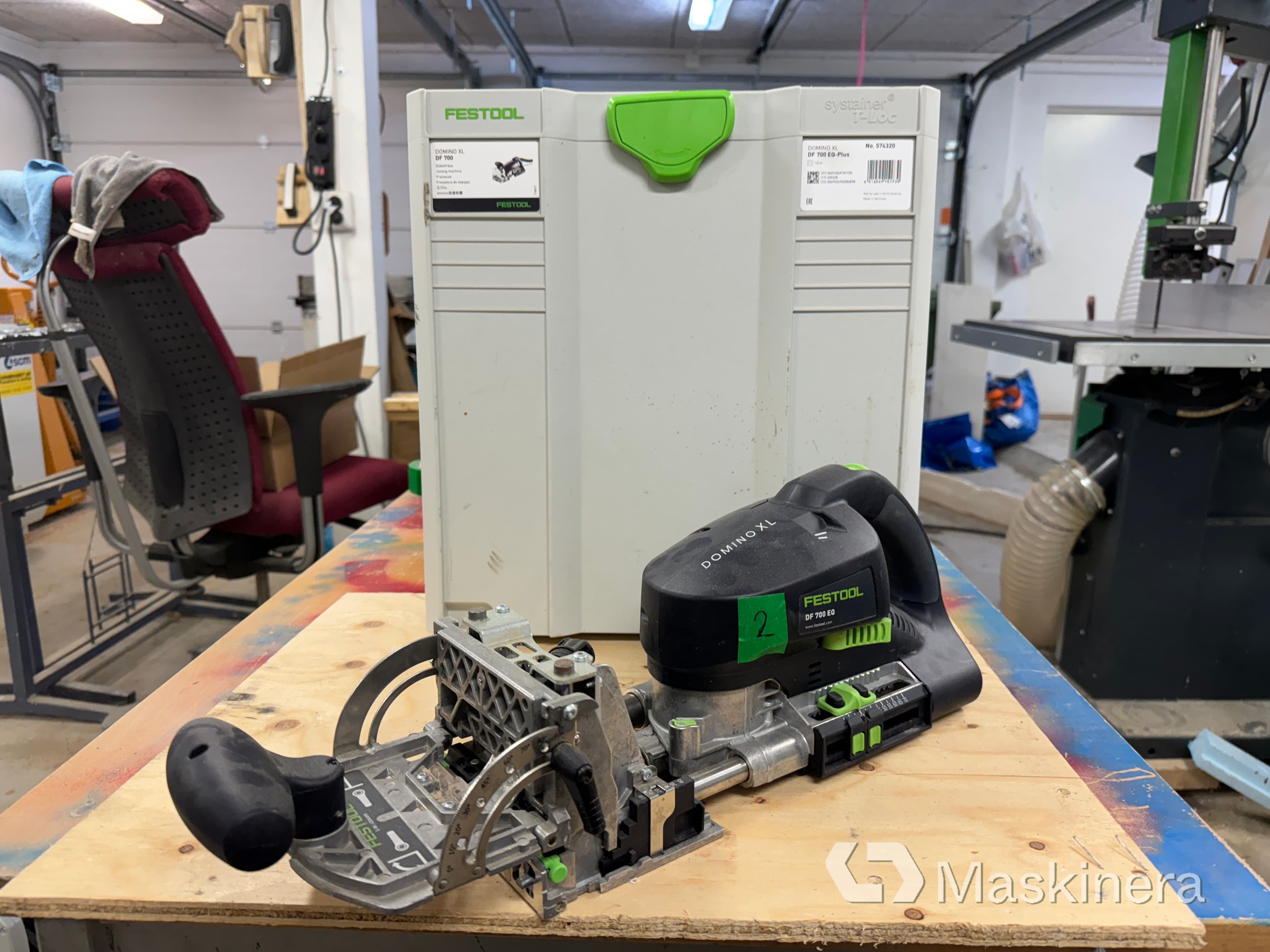 Förbindningsfräs Festool DF 700 EQ-Plus Domino XL