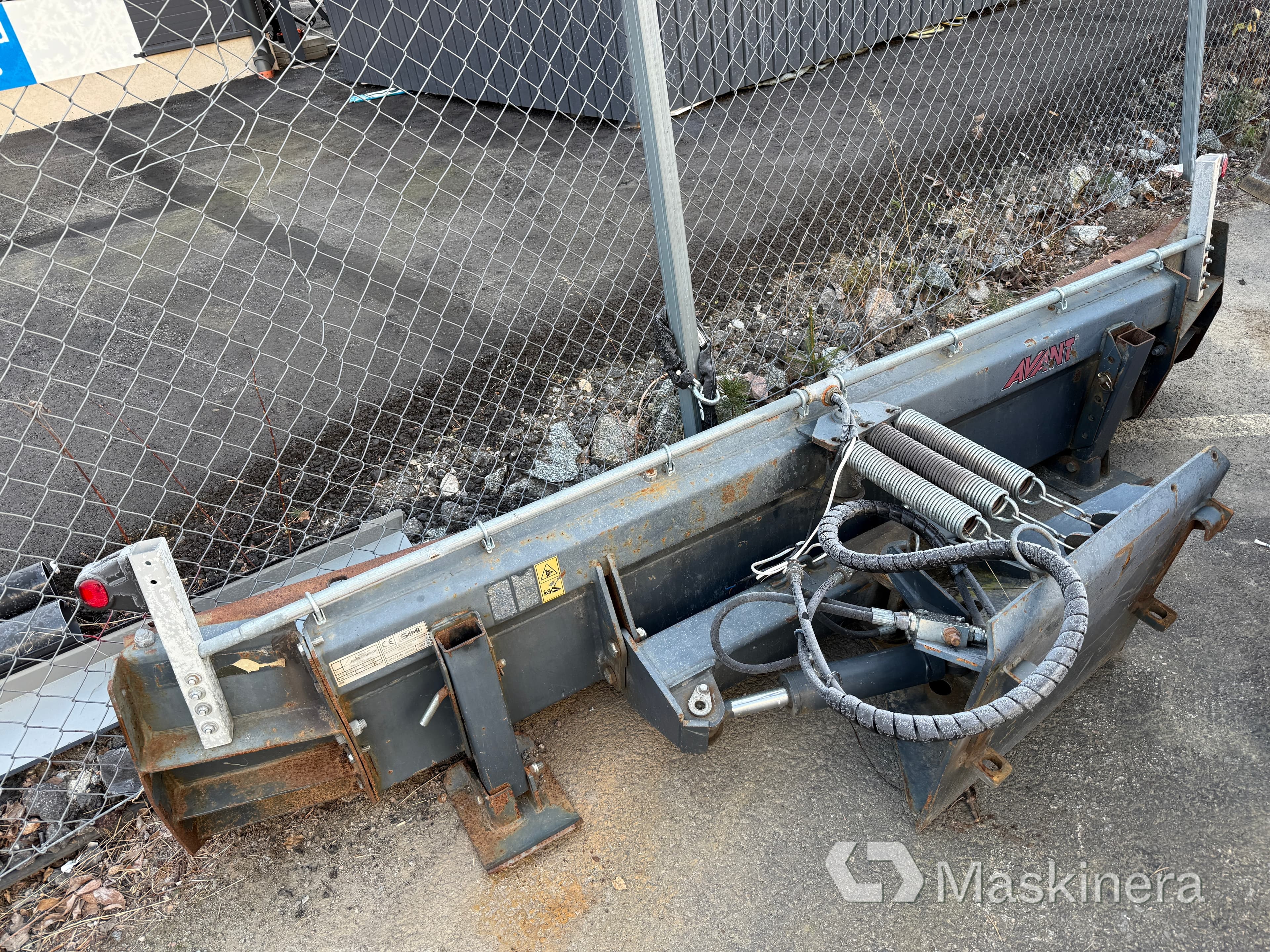 Schaktblad / Snöplog 2500mm med Avantfäste