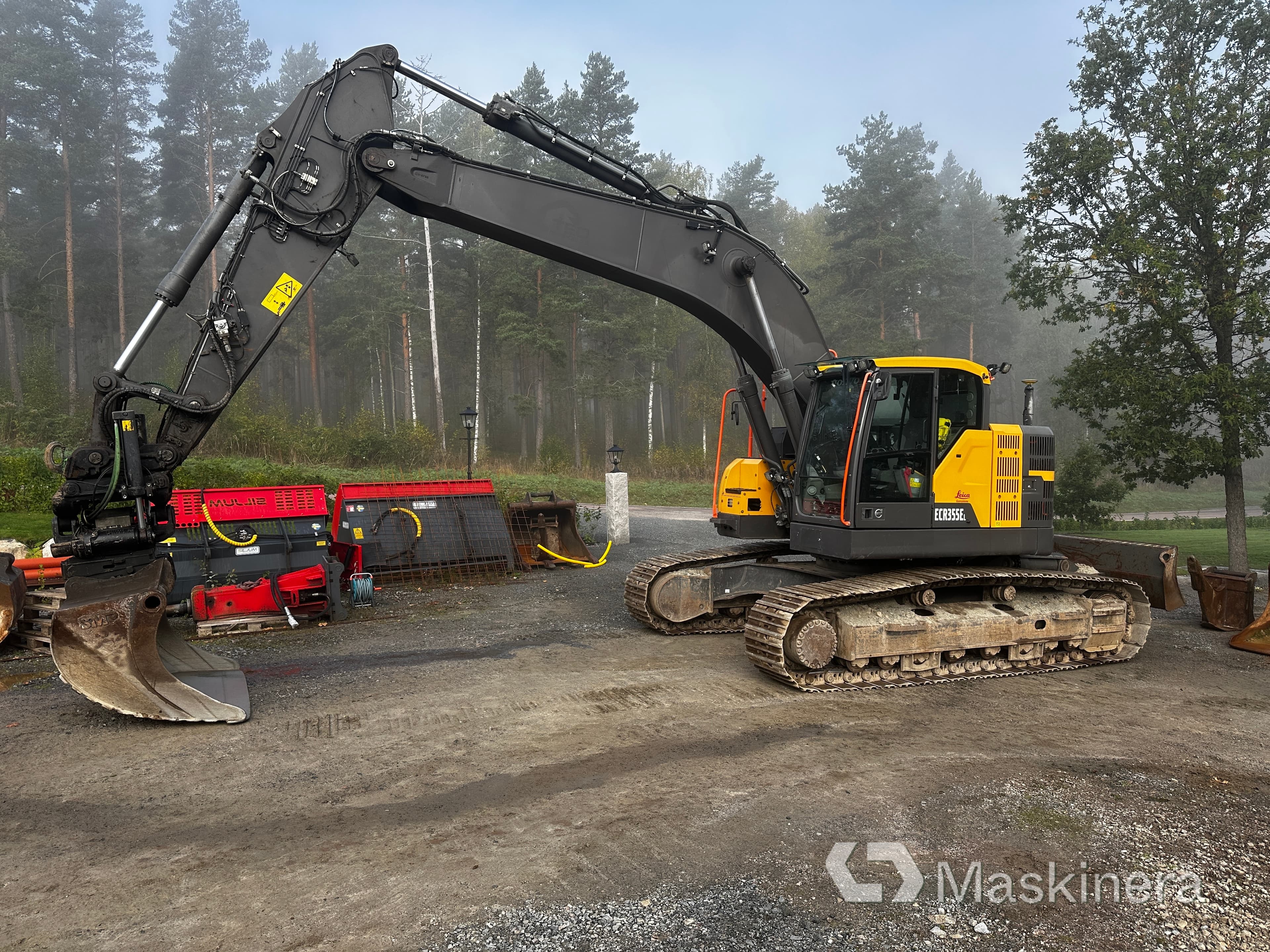 Grävmaskin Volvo ECR355EL GPS & tillbehör